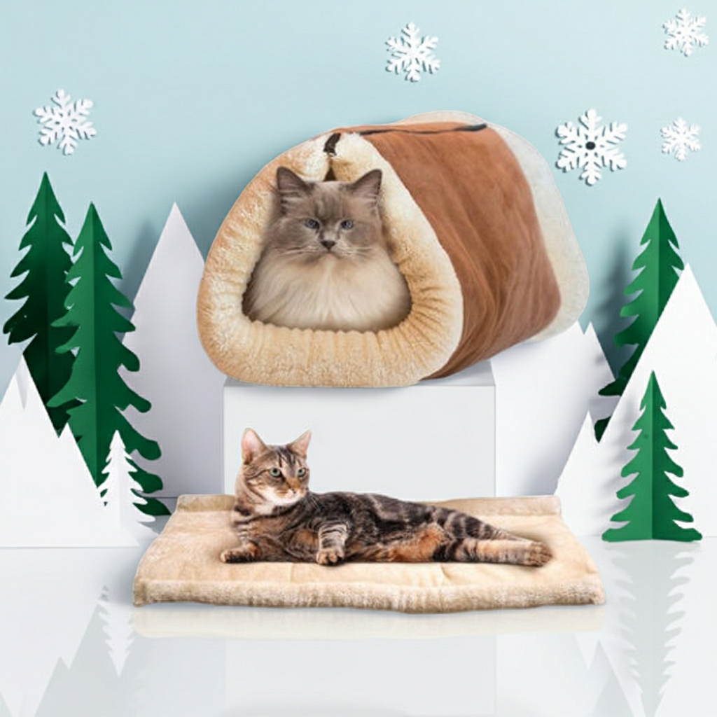 Cat Tunnelsleeping Bag Kennellitter Pets Nest Pet Supplies Pet Products