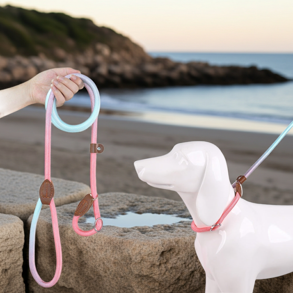 Colorful Durable Bold Nylon Pet Hand Holding Rope